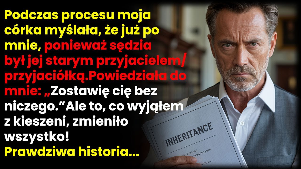 „Zostawię cię z niczym” – rzekła córka w sądzie. Nie spodziewała się, że mam...