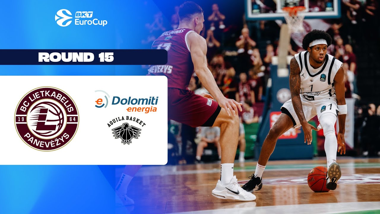 Lietkabelis Panevezys - Dolomiti Energia Trento | Round 15 | EuroCup Basketball 2025-26