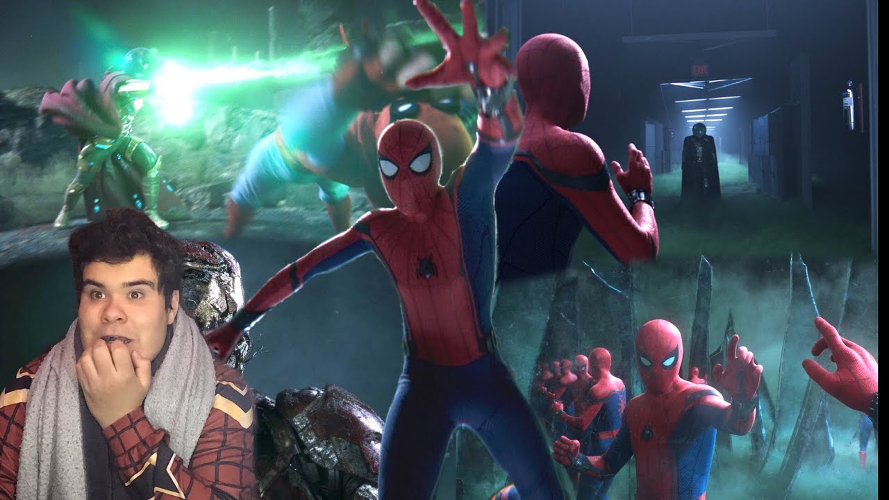 Spider-Man: Far From Home | Spider-Man Vs Mysterio Illusion Scene | Reaction