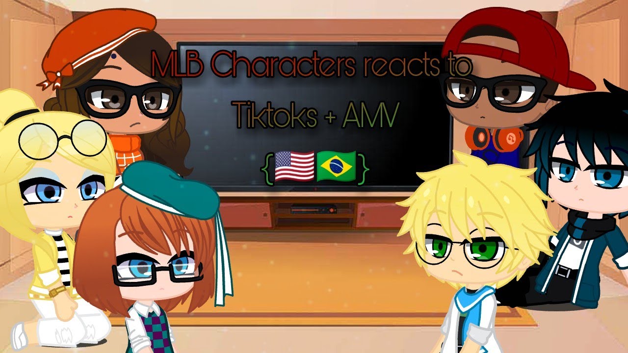 MLB characters react to Tiktoks and AMV{🇧🇷🇺🇸}