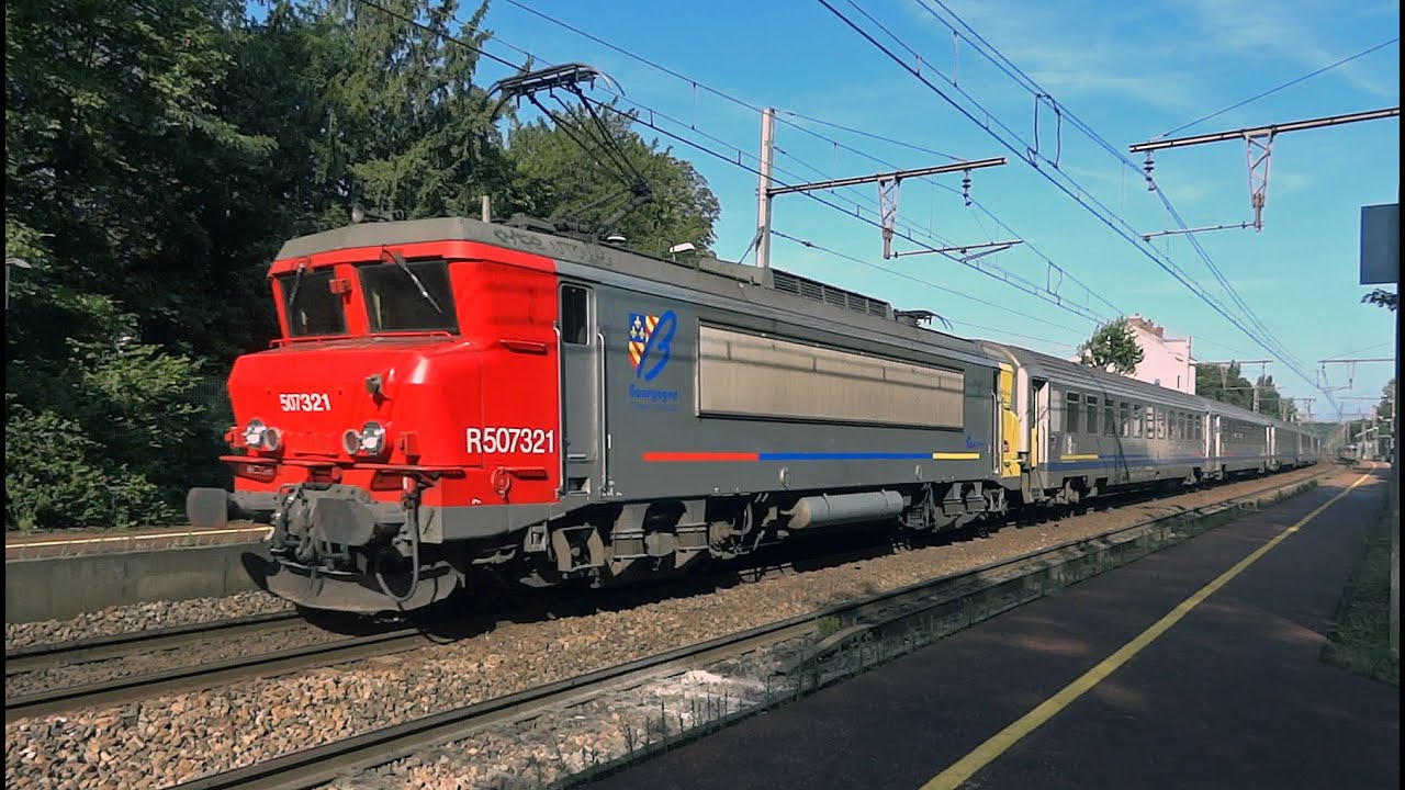 TER Bourgogne - BB 7200 & Corail r&eacute;versible