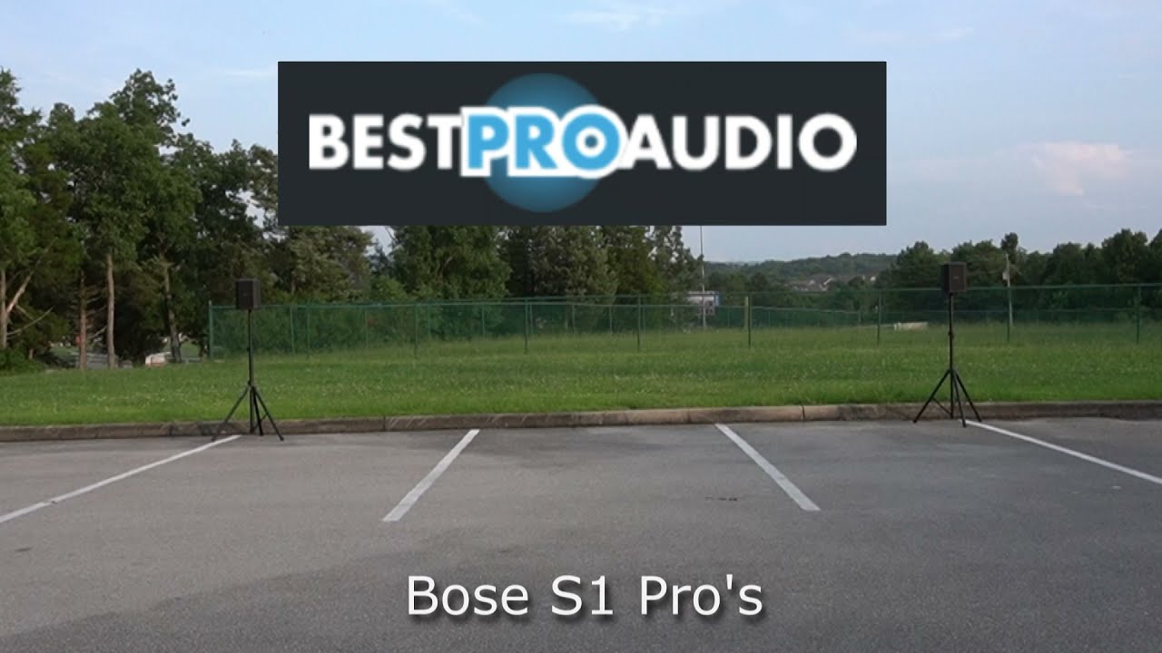 Bose S1 Pro vs JBL Eon Compact - Outdoor Sound Test