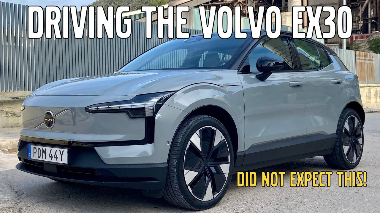 ЗА РУЛЕМ VOLVO EX30 В БАРСЕЛОНЕ!