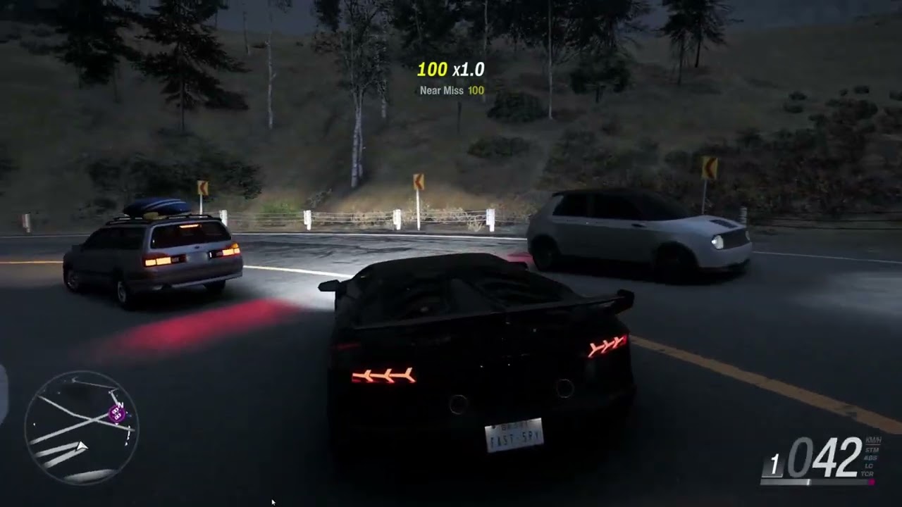 Lamborghini SVJ Night Drive | Mouse Steering | FH6