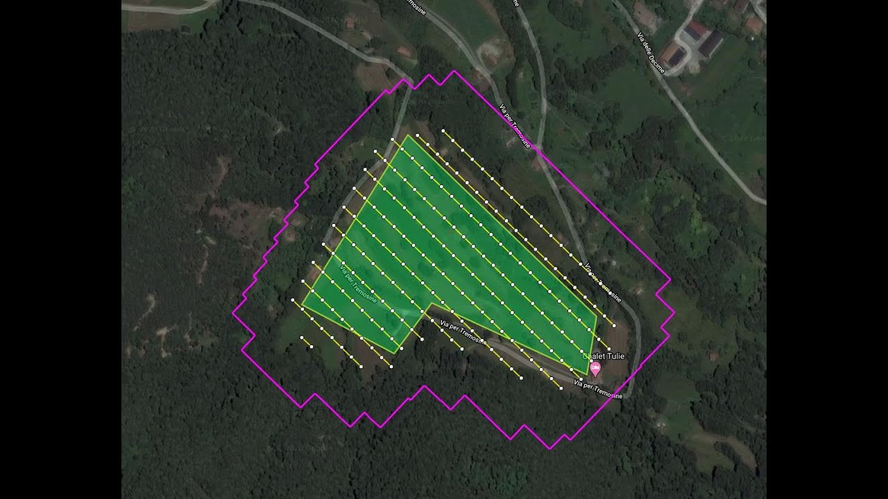 RILIEVO FOTOGRAMMETRICO CON DJI FLIGHT PLANNER E LITCHI