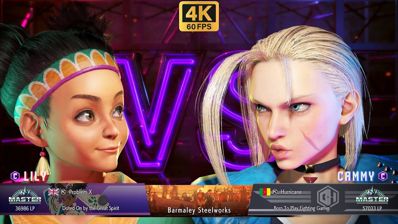 SF6 🔥 Problem X (LILY) VS Hurricane (CAMMY) 🔥 4K ACTION 🔥 STREET FIGHTER 6