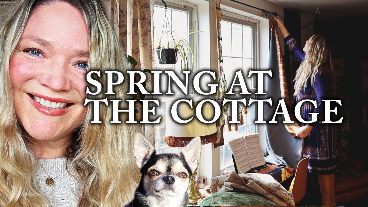 Последние новости // Весенний декор в коттедже + (очень) первые работы по благоустройству сада