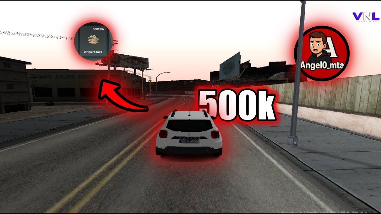 PEGUEI 500K DE DINHEIRO SUJO NO VNL 💸🔥 - GTA MTA (MUITO BOM)