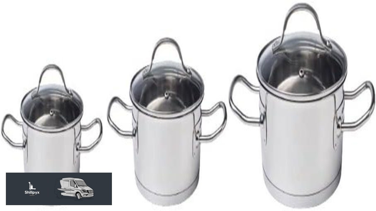 304 Stainless Steel Pot Bottom Soup Pot Induction Cooker 3 Piece Sets