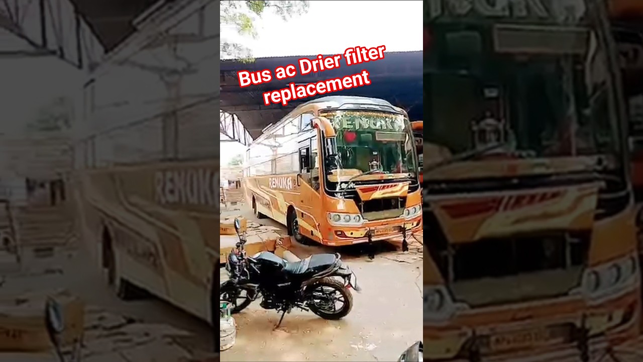 Drier filter replacement | bus ac cooling problem | ac Drier filter change 