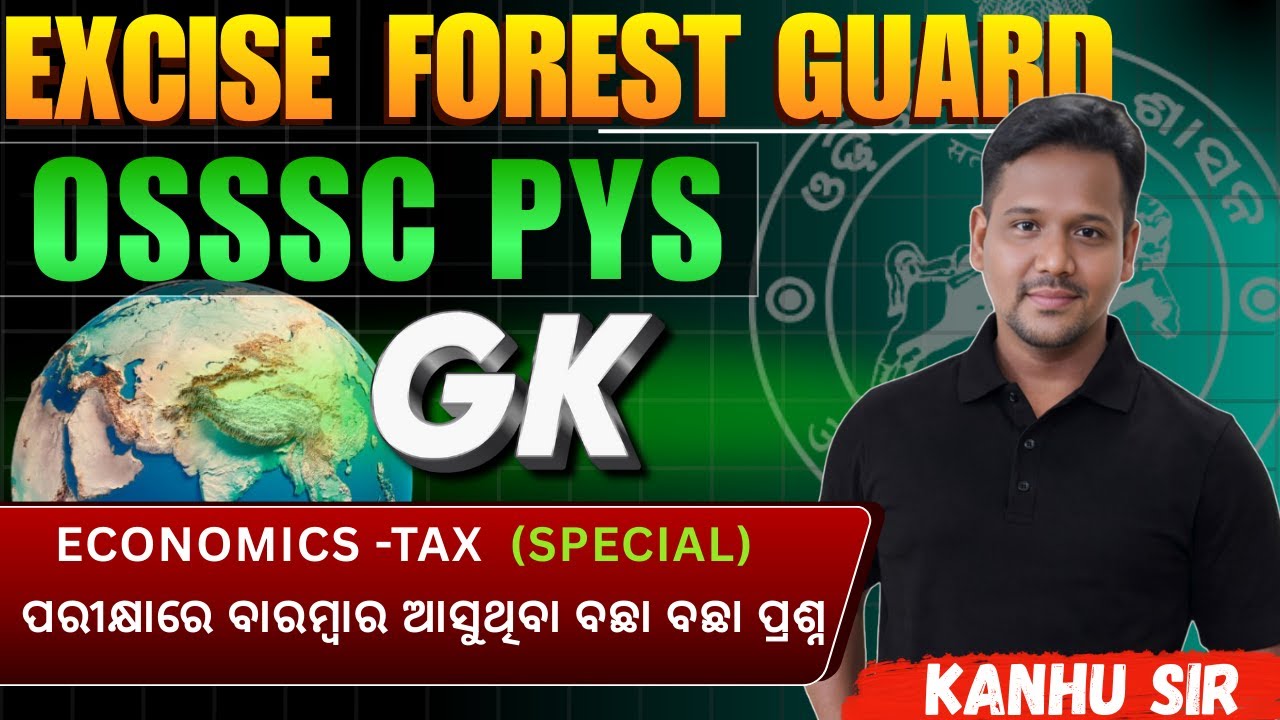 FORESTER || FOREST GUARD || CONSTABLE || DAY 3 || MIX MCQ GK || WITH KANHU SIR || VIDEO