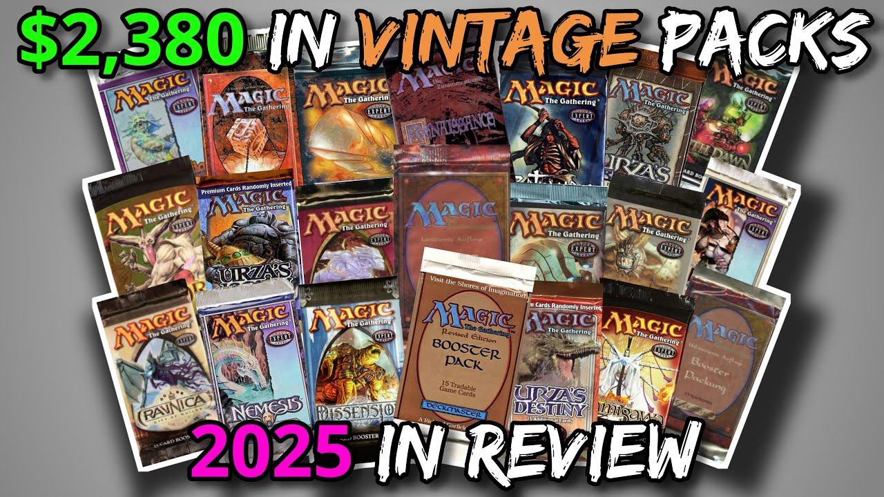 Opening $2,380 in Vintage MtG Packs #mtg #magicthegathering #mtgcommunity #mtgcommander #mtgarena
