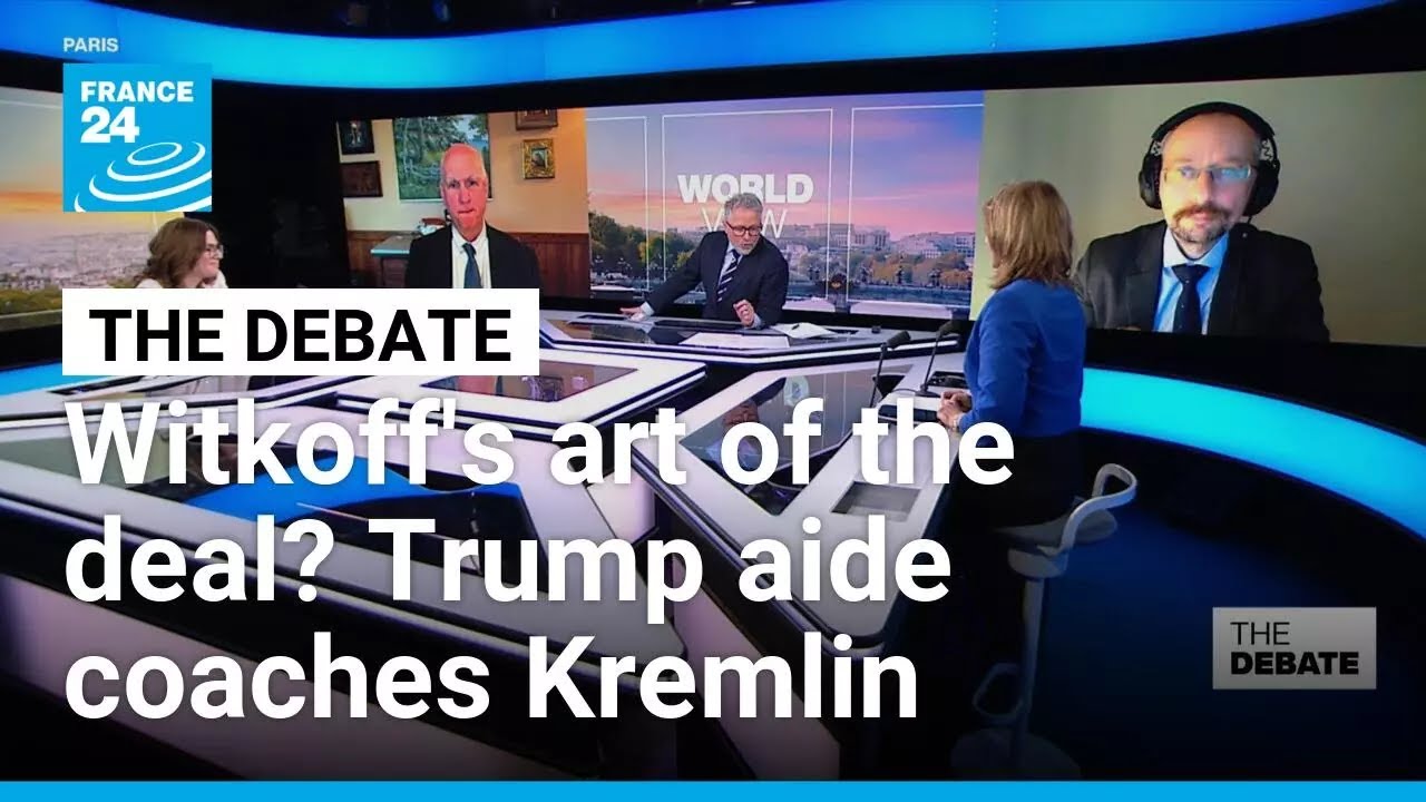 Witkoff's art of the deal? Trump aide coaches Kremlin on Ukraine deal response &bull; FRANCE 24 English
