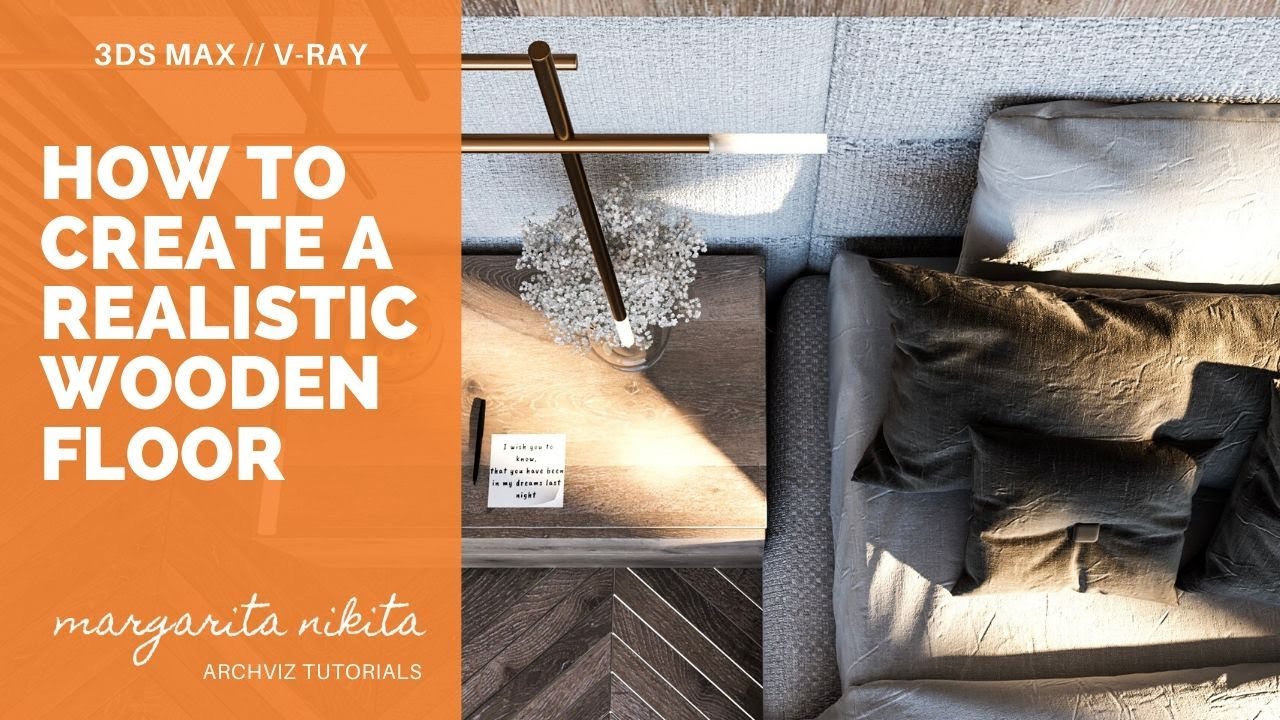 How to create a realistic wooden floor using 3ds Max and V-Ray