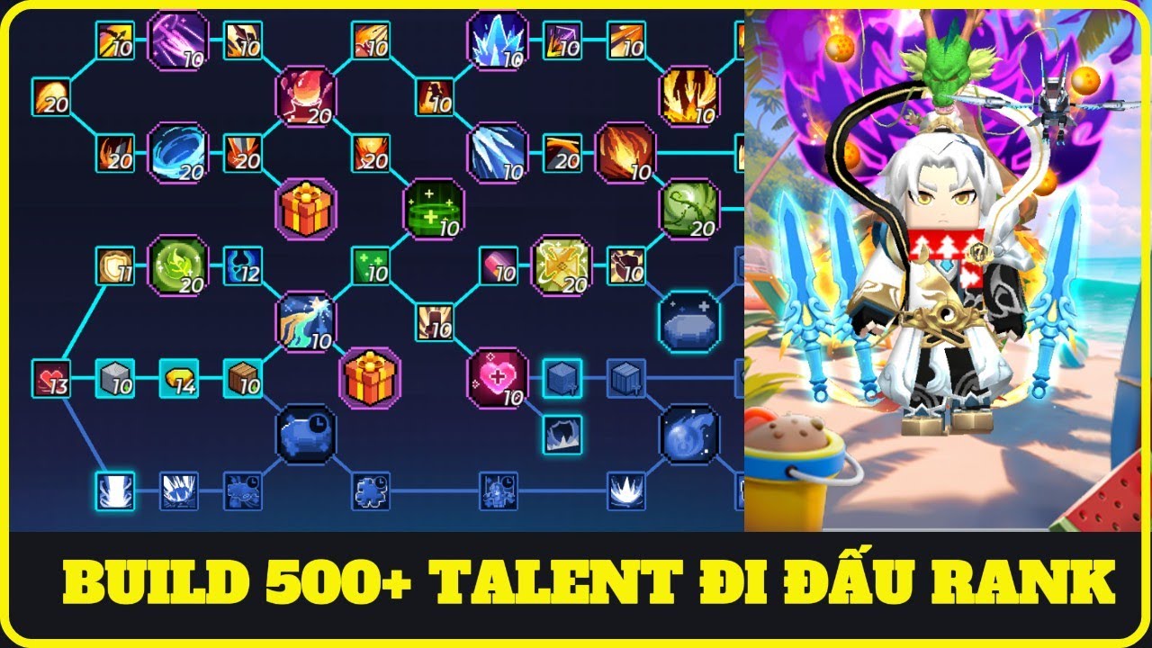 (Blockman Go) Bedwars: Lần Đầu Build 500+ Talent Leo Rank Sẽ Như Thế Nào??