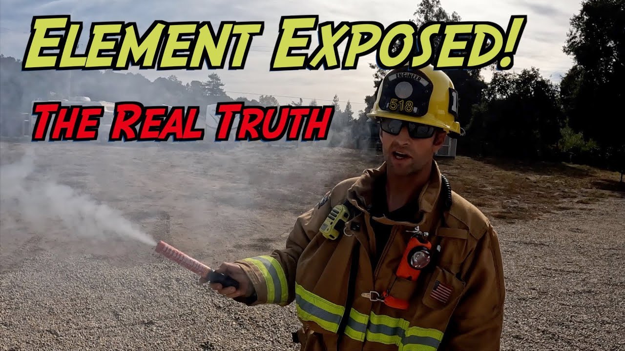Firefighter Tests Element Fire Extinguisher. DOES ELEMENT WORK?