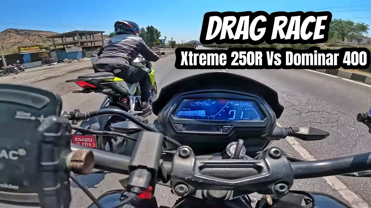 NEW HERO XTREME 250 VS DOMINAR 400 DRAG RACE | GAMECHANGER!!