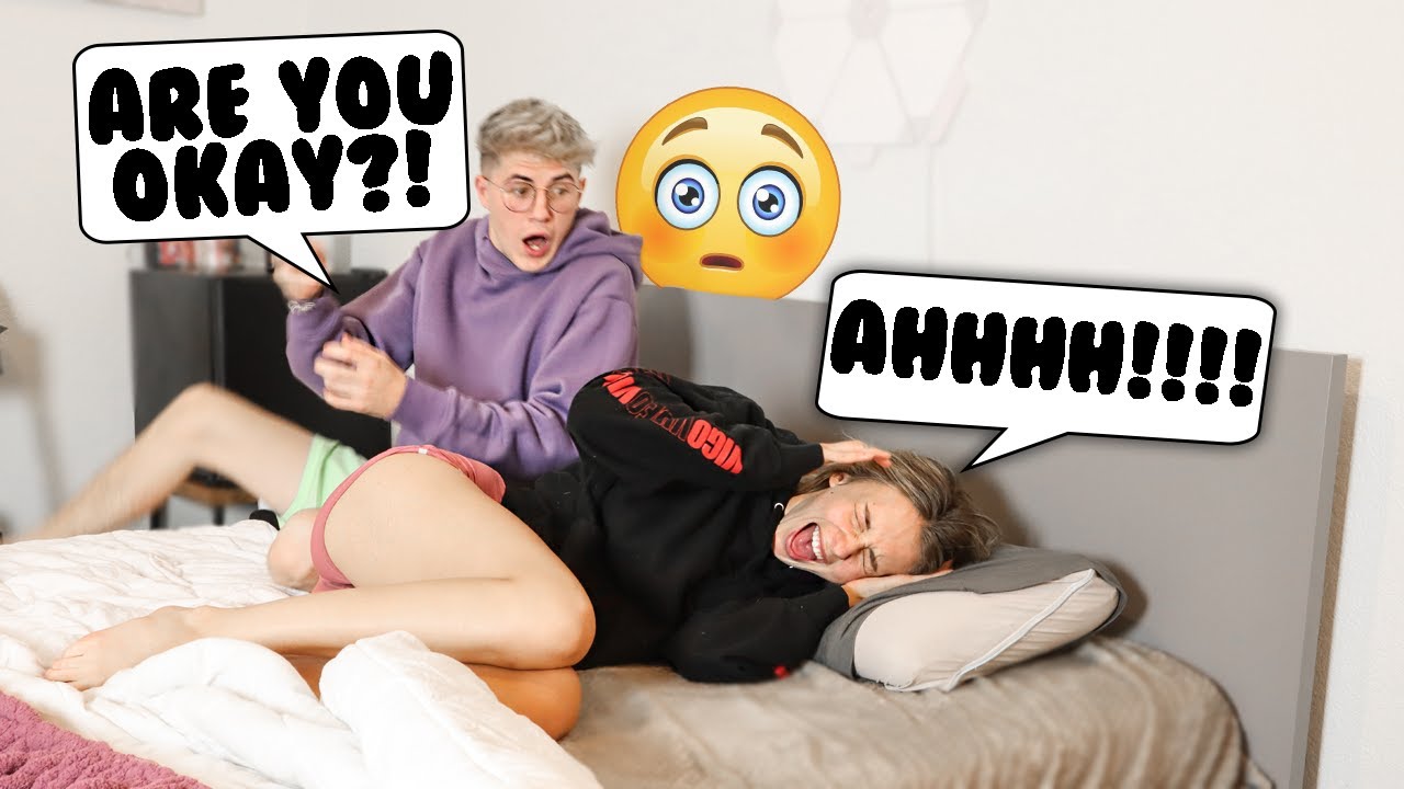 SCREAMING IN MY SLEEP Prank On Fiancé! *CUTE REACTION*