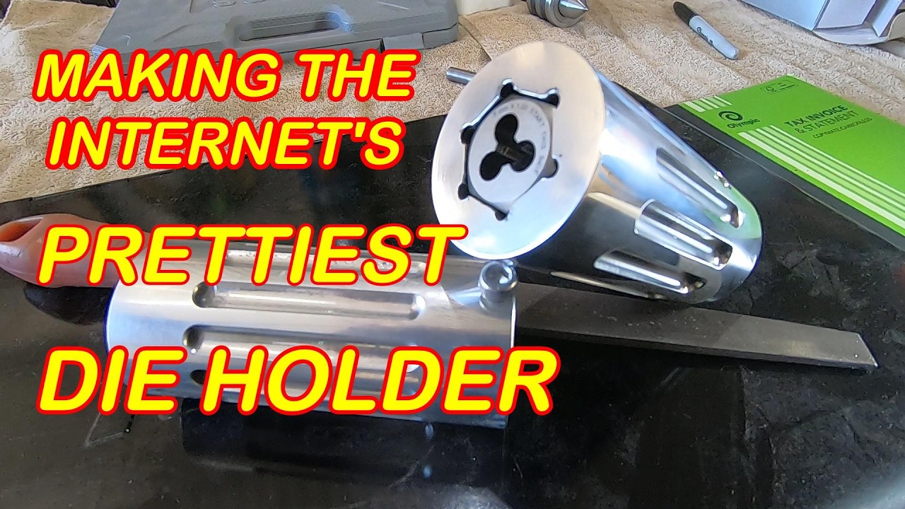 How I MADE the internet's PRETTIEST Die Holder for my LATHE