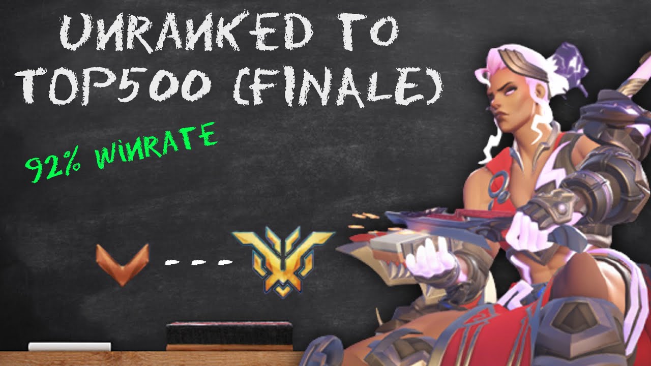 Educational Unranked to Top 500 Junker Queen only - Finale (92% Winrate Overwatch 2)