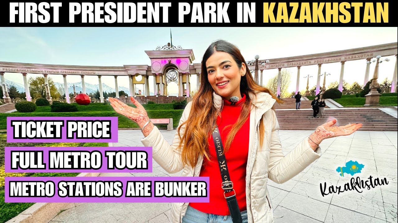 KAZAKHSTAN METRO STATIONS ARE BUNKERS | FIRST PRESIDENT PARK TOUR #kazakhstan #almaty