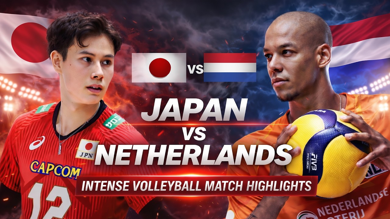 Japan vs Netherlands Epic Volleyball Battle Highlights