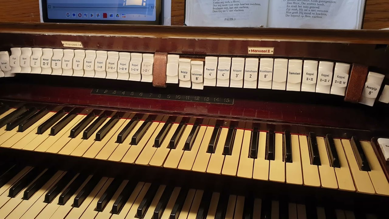 Psalm 96 vers 5 en 8 | Boerderijorgel in Hellevoetsluis