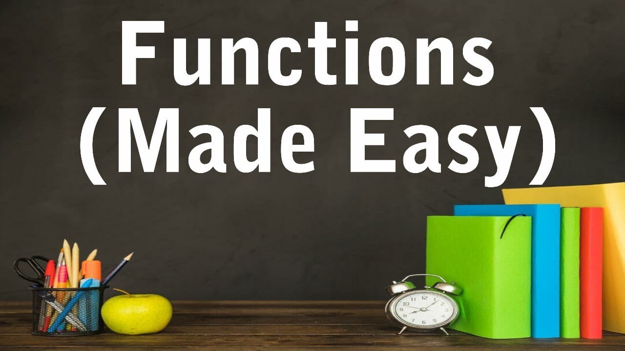 Functions (Made Easy) For CAT & XAT