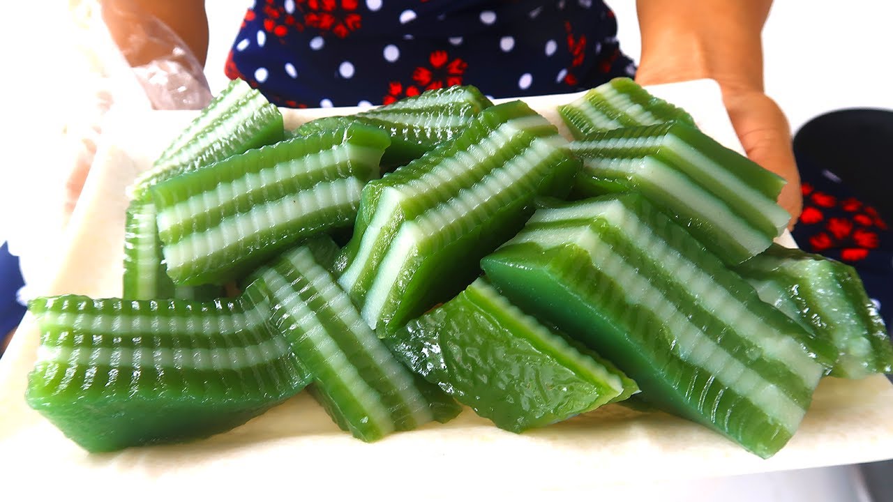BÁNH DA LỢN - Mẹ Chia Sẻ Cách Làm Bánh Da Lợn Mà Mẹ Vẫn Thường Làm Bán | Gia Đình Nhà Hí