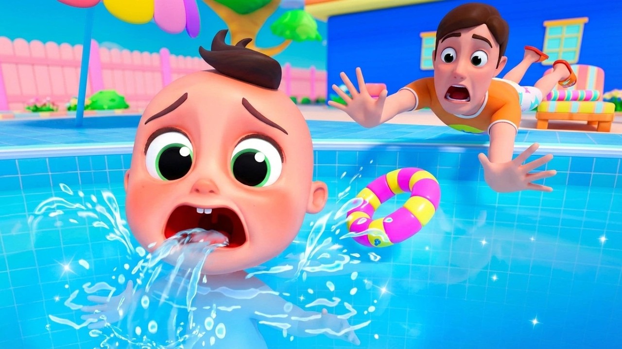 수영장 안전 수칙! 🏊‍♂️ 안전한 물놀이 노래 🦺 hangug gyoyug manhwa | Baby Berry 🍓