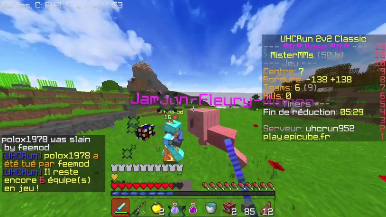 UHCrun :6 kills /200 de dègats team