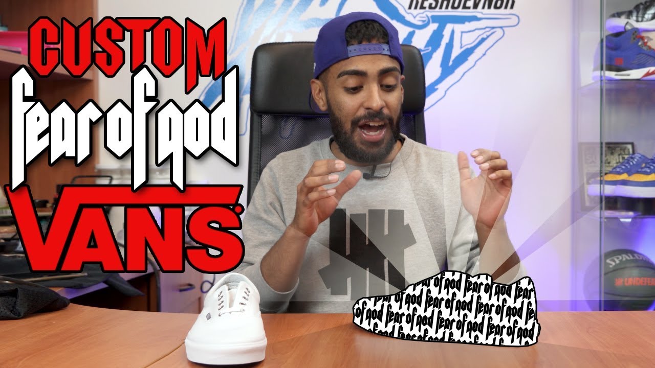 How to make custom Fear of God Vans