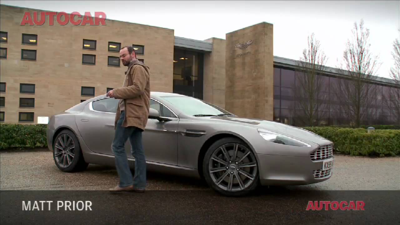 Aston Martin Rapide за рулем autocar.co.uk