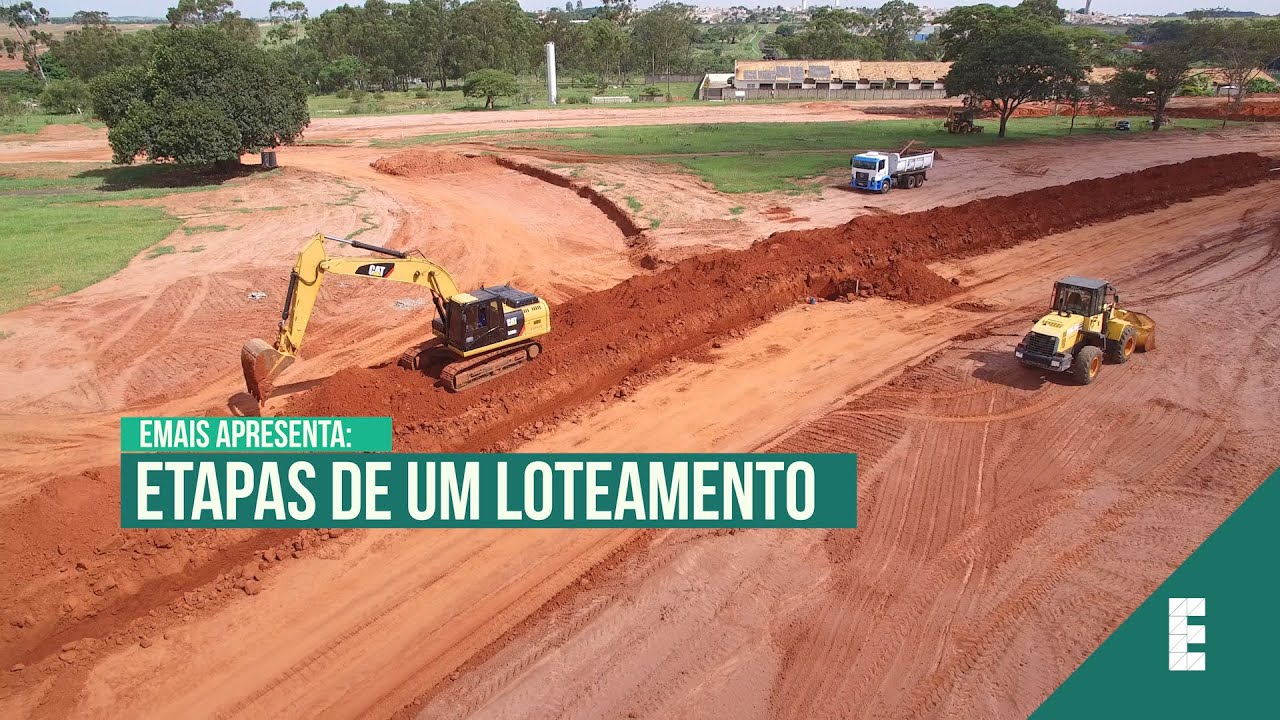 VOCÊ SABE QUAIS SÃO AS ETAPAS DE OBRAS DE UM LOTEAMENTO?