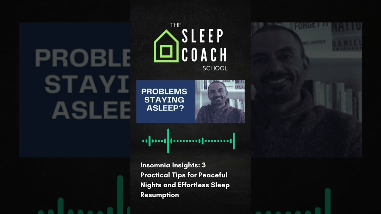 3 Practical Tips for Sleep Maintenance Insomnia