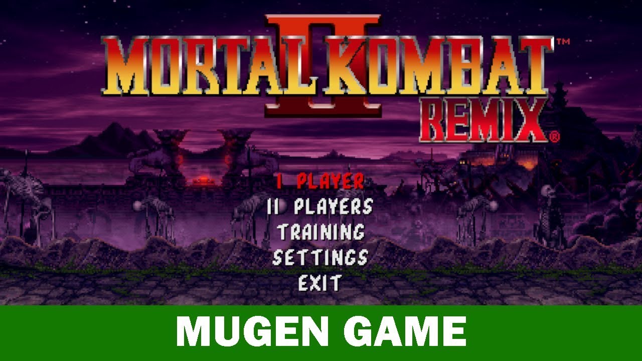 MORTAL KOMBAT 2 REMIX V.1.1 MUGEN + SHADERS TEXTURAS PC FULL