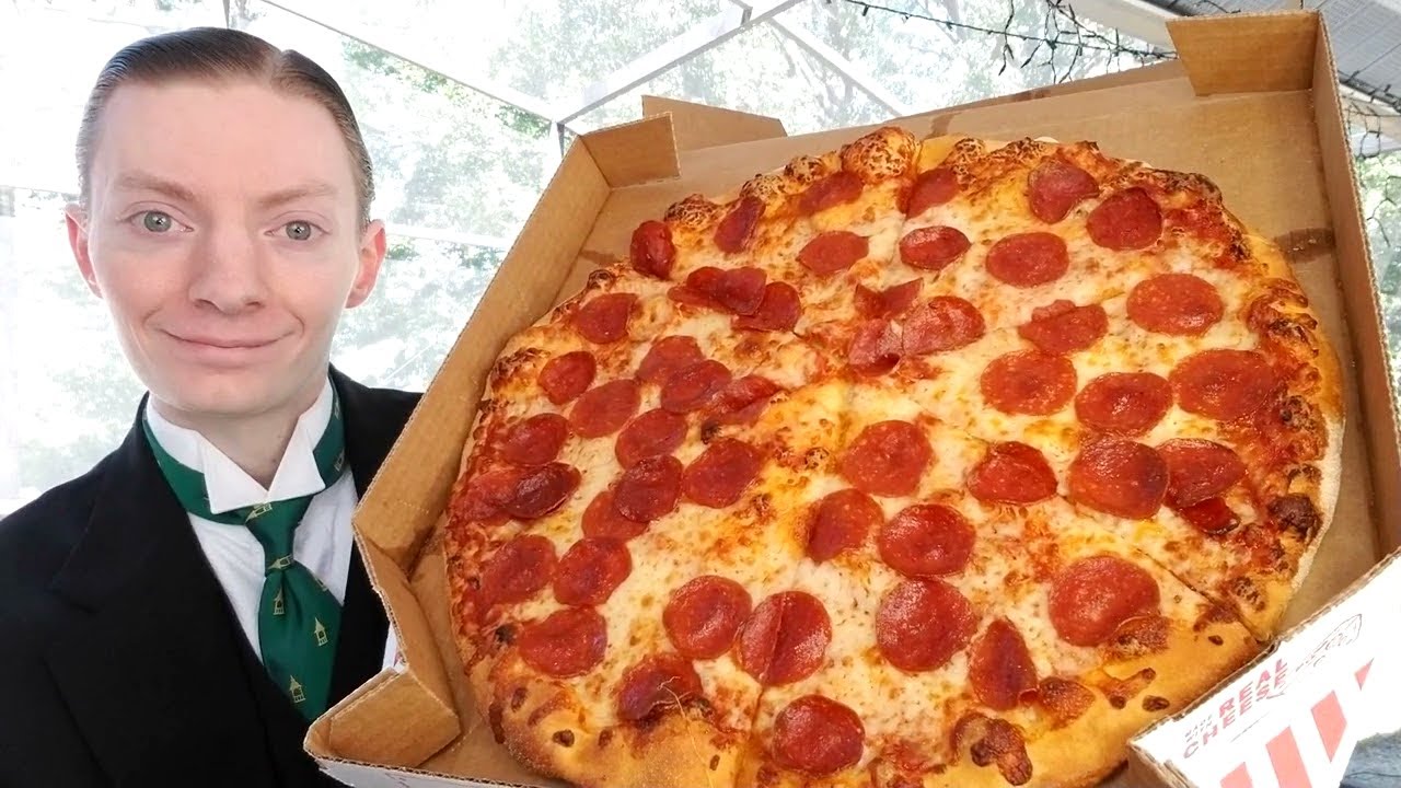 Обзор пиццы в стиле Нью-Йорка от Domino's!