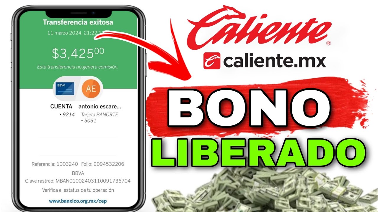 Estrategia para RETIRAR DINERO del BONO de $1,000 que regala caliente.mx en 5 D&Iacute;AS