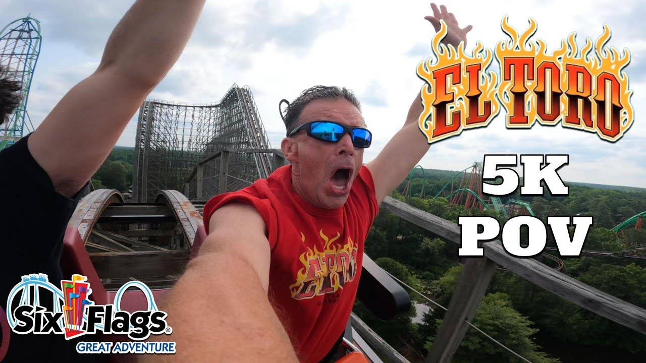 El Toro On-Ride Reaction POV [5K] | Six Flags Great Adventure 2023