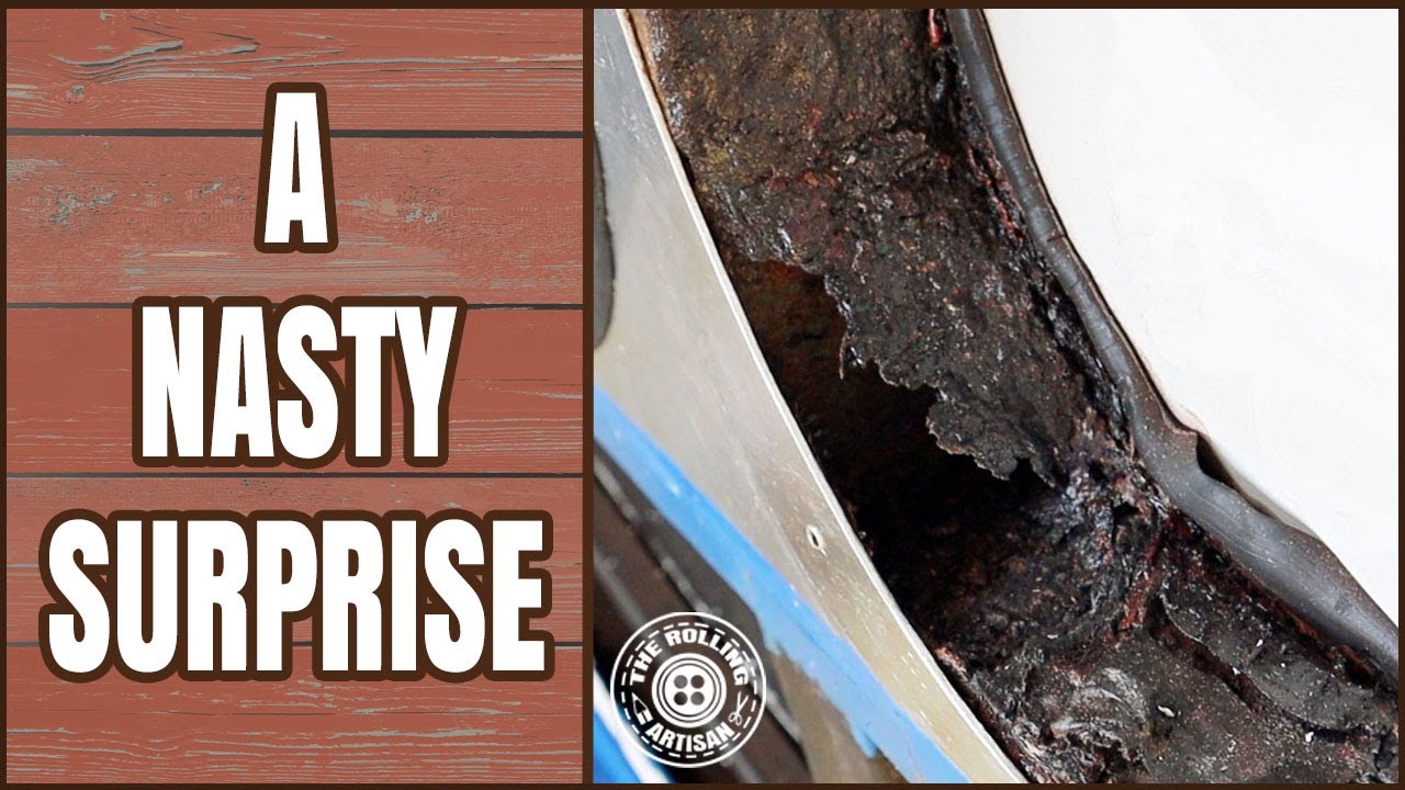 Stripping the walls and finding significant rust in my bus