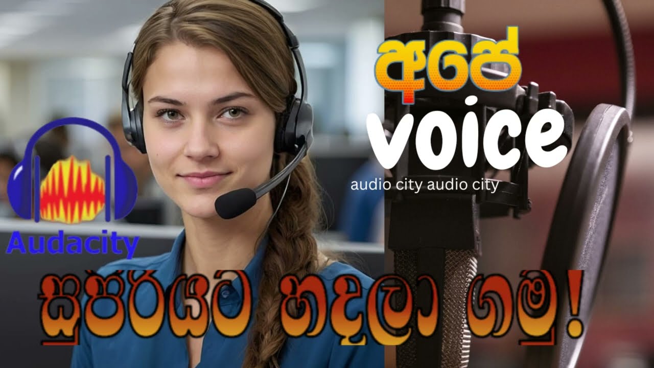 How Edit Audio Essay  in Sinhala   audacity  / Beginners Tutorial use How Edit Audio Essay