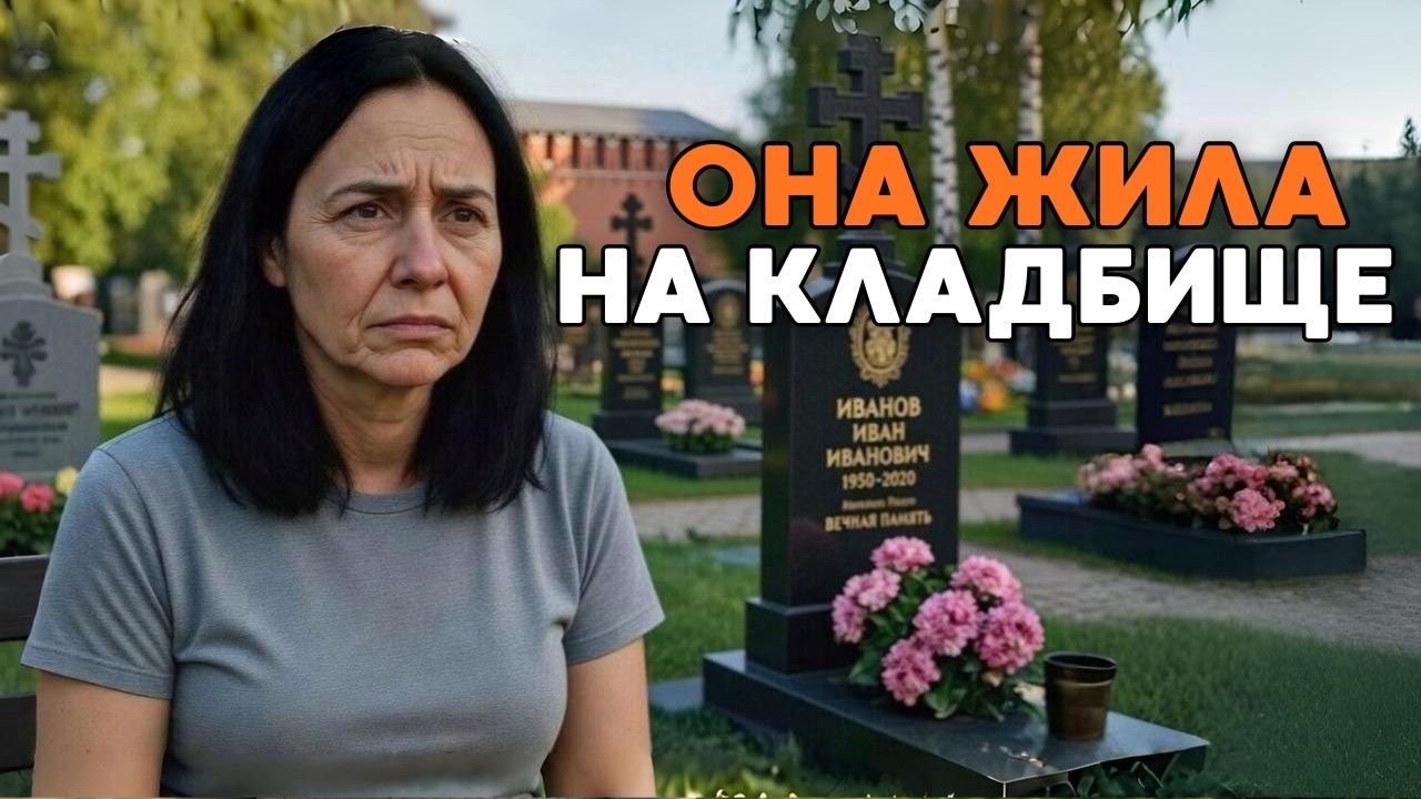 ОНА ЖИЛА НА КЛАДБИЩЕ, СКРЫВАЯСЬ ОТ ВСЕХ… ПОКА НЕ УВИДЕЛА СВОЁ ИМЯ НА НАДГРОБНОЙ ПЛИТЕ