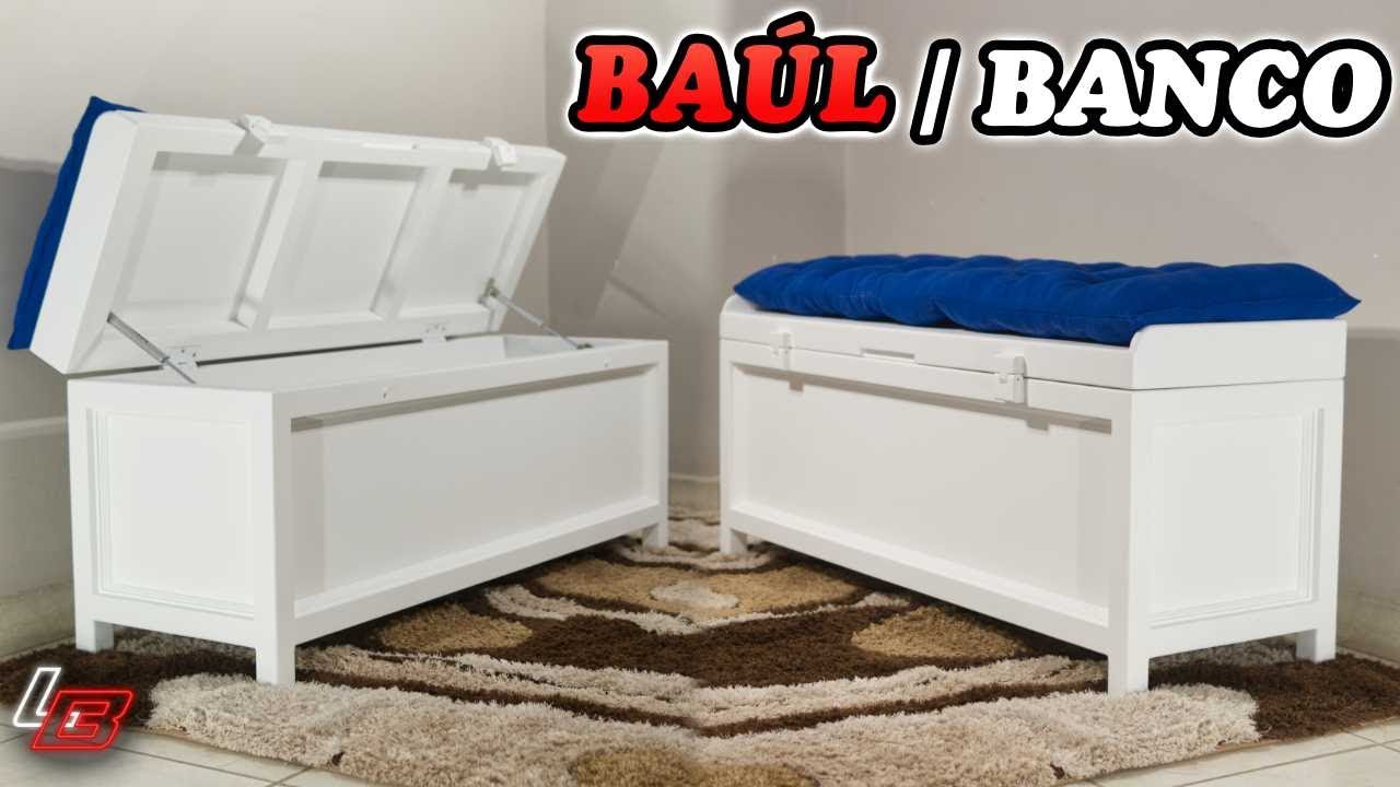 💡Cómo Hacer un 🧰 BAÚL/BANCO 🤯 || Los Bestauradores