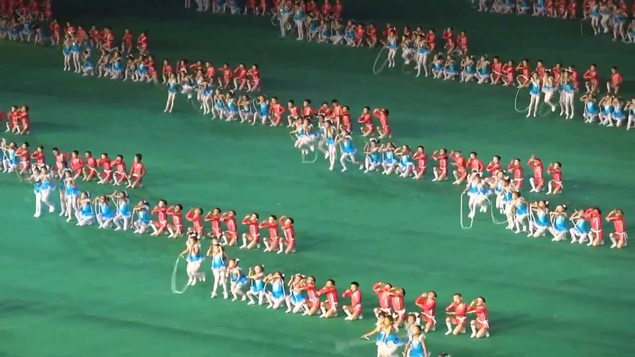 North Korean Kids Dance - Airang Mass Games