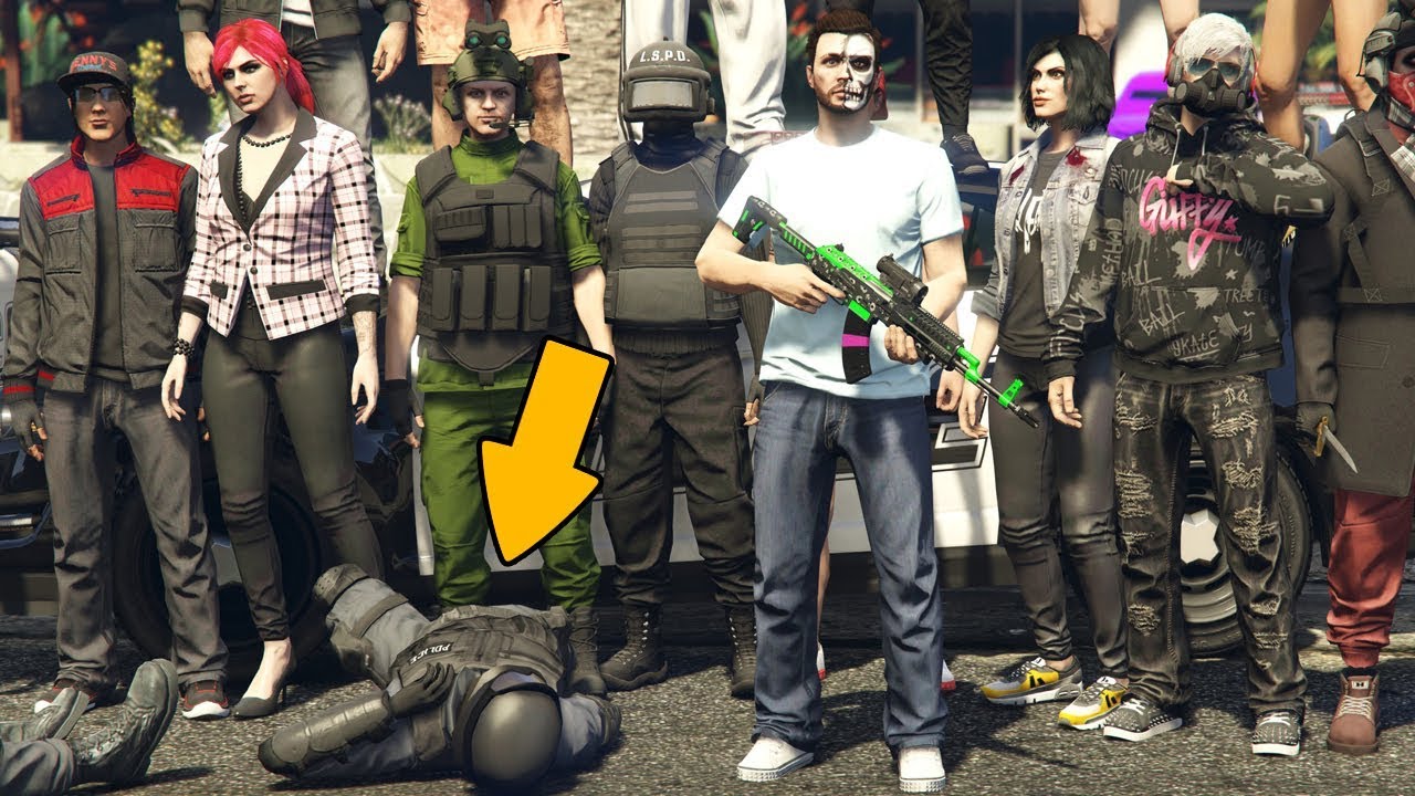 ЧТО БУДЕТ ЕСЛИ ВСЕ ИГРОКИ В СЕССИИ НАБЕРУТ 5 ЗВЕЗД РОЗЫСКА - GTA 5 (Выпуск #3)