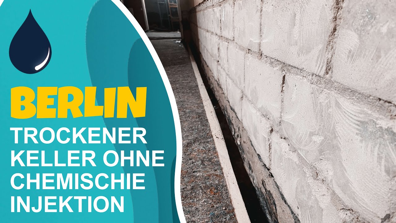 Kellerabdichtung durch Kristallisation von Wasser in Wänden und Böden ohne Injektionen!