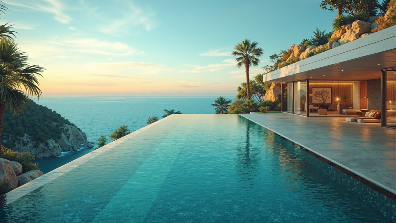 Luxury Villa Deep House Beats | Идеальный тропический чиллаут микс для вечерних сессий на закате