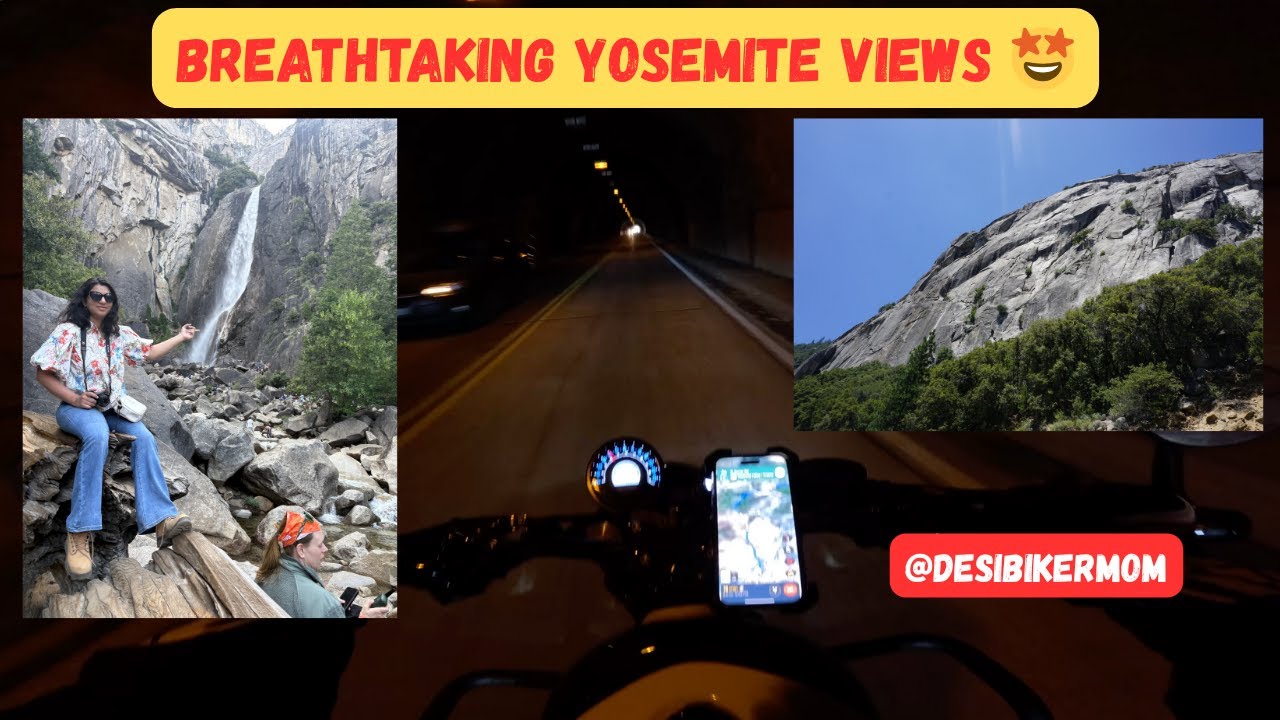 BLINDED IN YOSEMITE ?! 😵  THE TUNNEL SURPRISED ME | Vlog02 #motovlog  #rider  #motorcycle