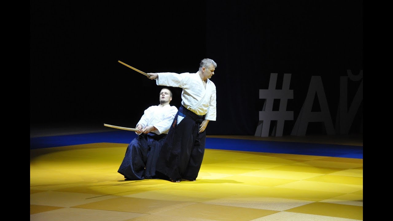 Gembal Shihan (Гембал Шихан) and adepts on AIKIDO 