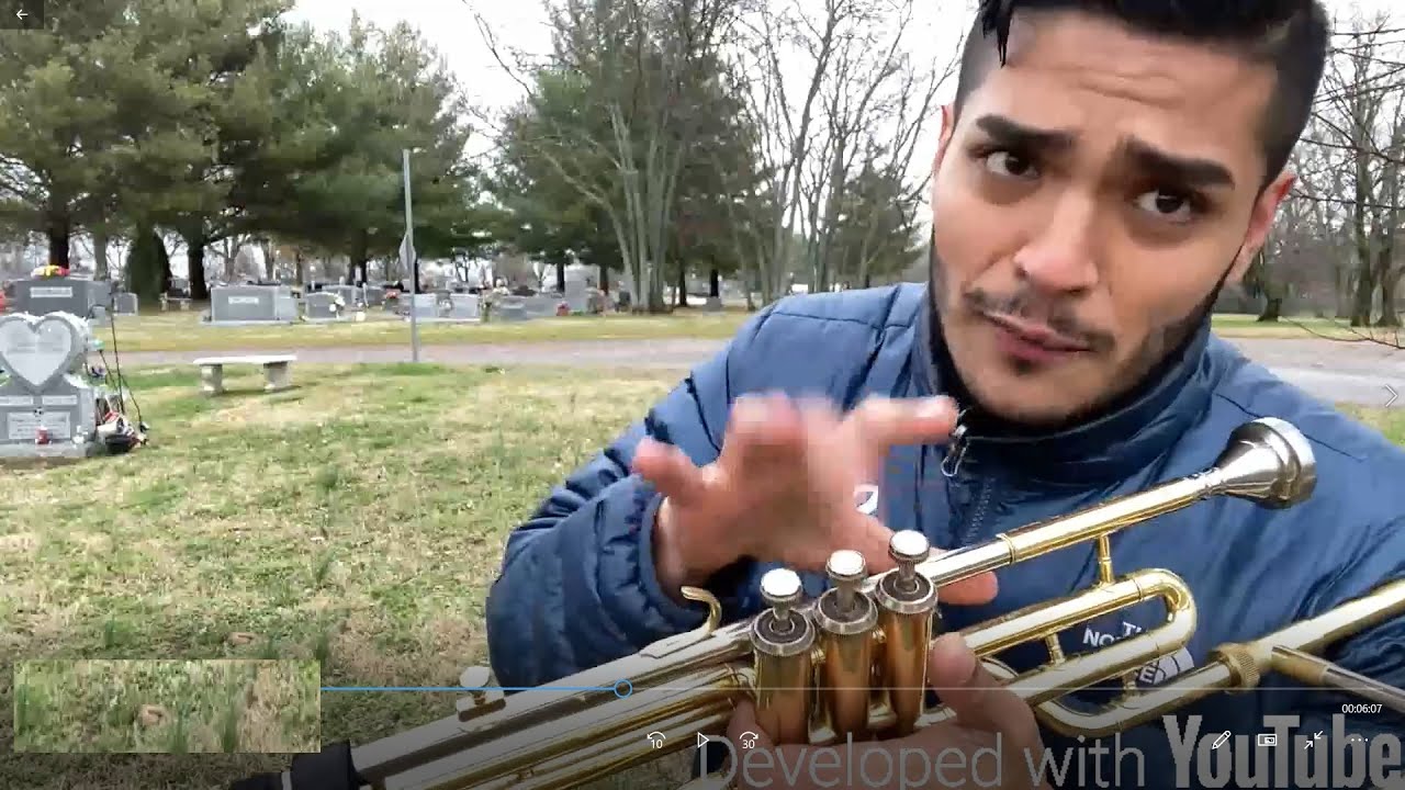 Tutorial para Trombon del Solo de ¨El Lizarraga¨ en el Panteon de Mapleview Tenesse USA - El Gallo !